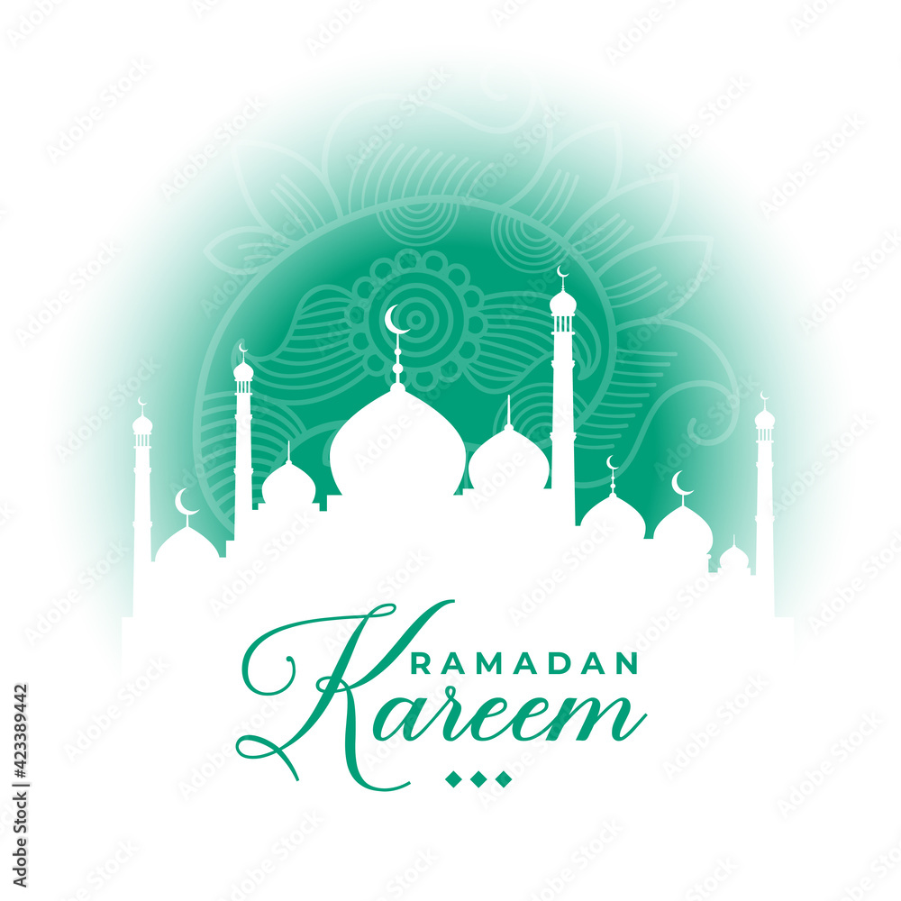 traditional ramadan kareem islamic background design