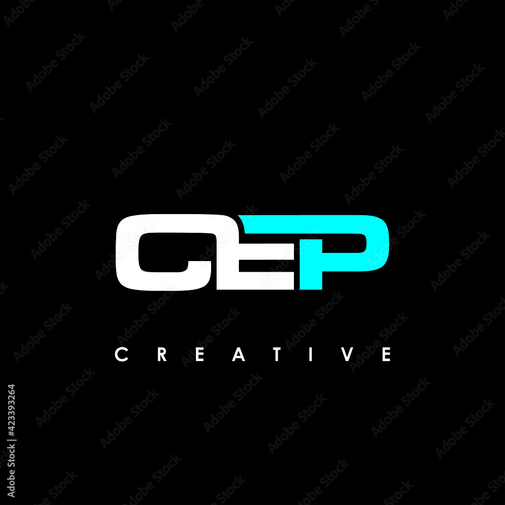 CEP Letter Initial Logo Design Template Vector Illustration CEP Letter Initial Logo Design Template Vector Illustration