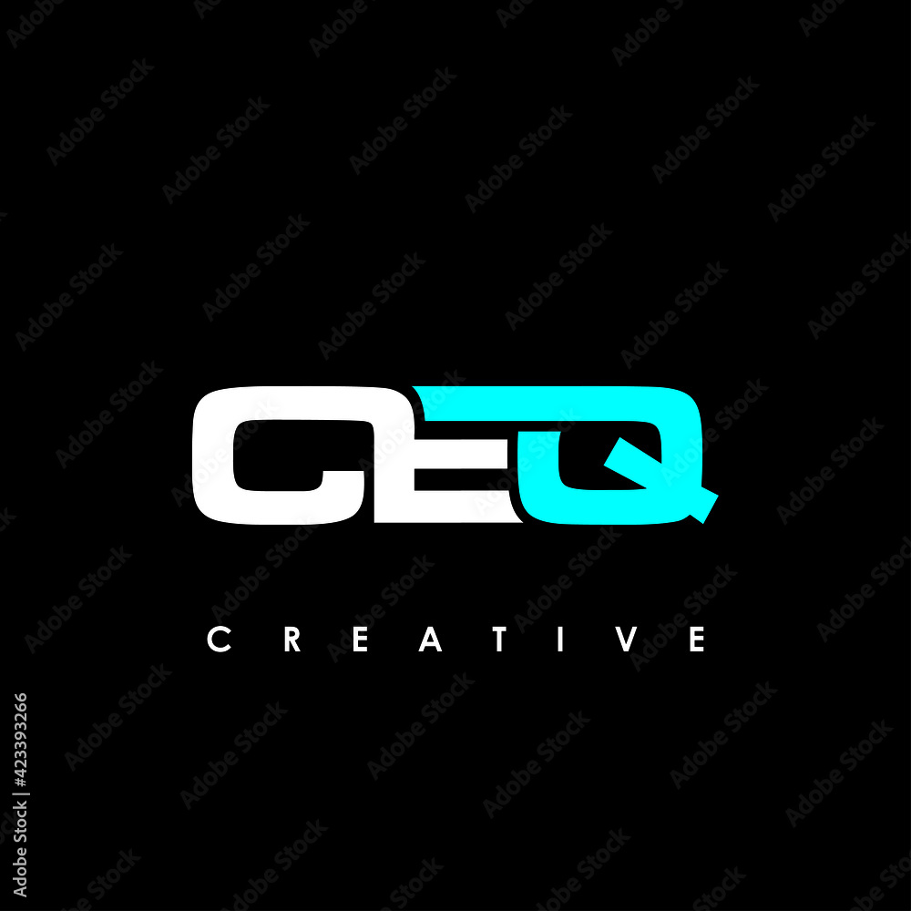 CEQ Letter Initial Logo Design Template Vector Illustration CEQ Letter Initial Logo Design Template Vector Illustration