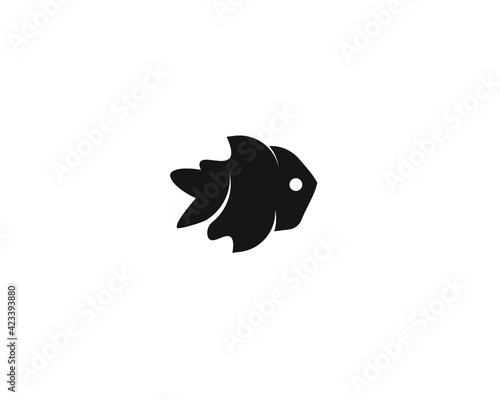 Fish icon vector illustration templet 
