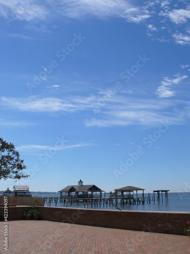 view of pier sky and water © Ravie's factory