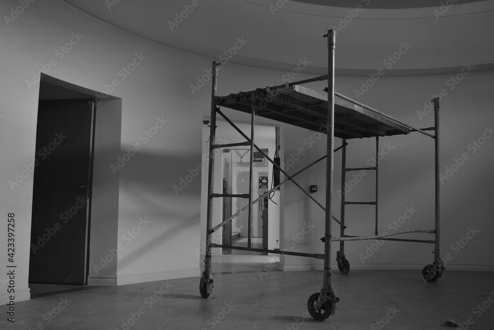 Andamio de una obra en construcción Andamio de una obra en construcción