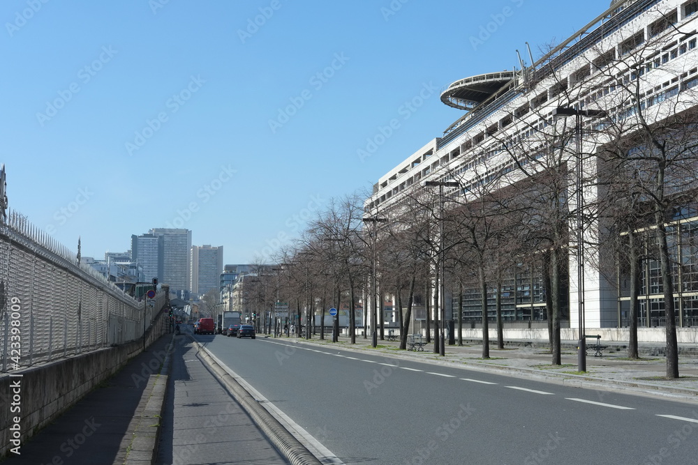 The Ministry of Economy in Paris in the Bercy district. Paris, France - march 2021