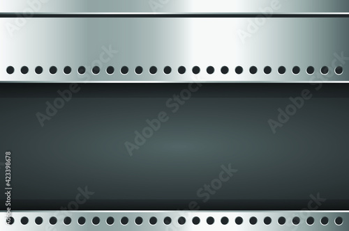 illustration vector graphic of steel background