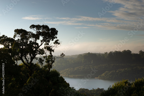 Sunrise over the lake