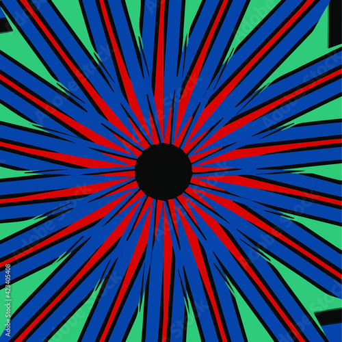 Multicolor mandala with geometric patterns. abstract background. 
