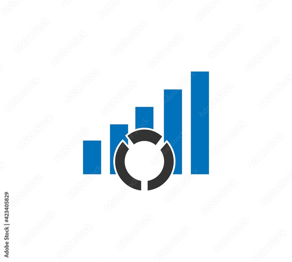 trend analyze icon. Simple element illustration. trend analyze concept ...