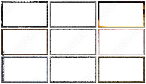 9 kinds of designed frame set