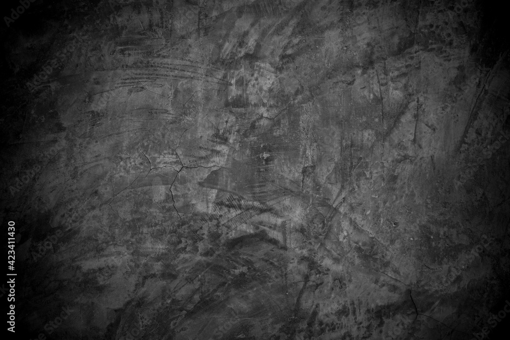 Old wall texture cement dark black gray background abstract grey color design are light with white gradient background. Old wall texture cement dark black gray background abstract grey color design are light with white gradient background.