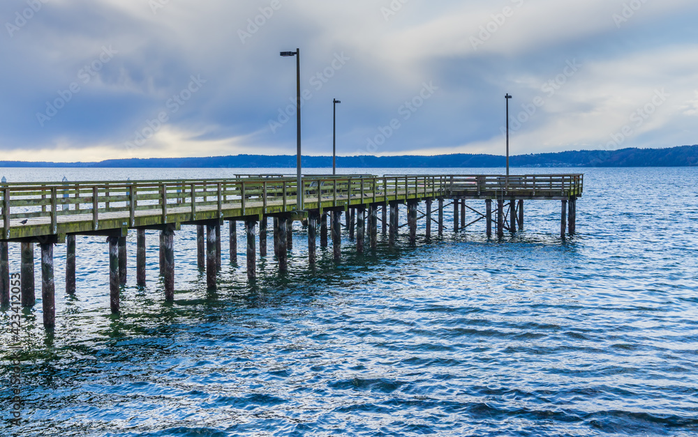 Fototapeta premium Pier From The Shore 8