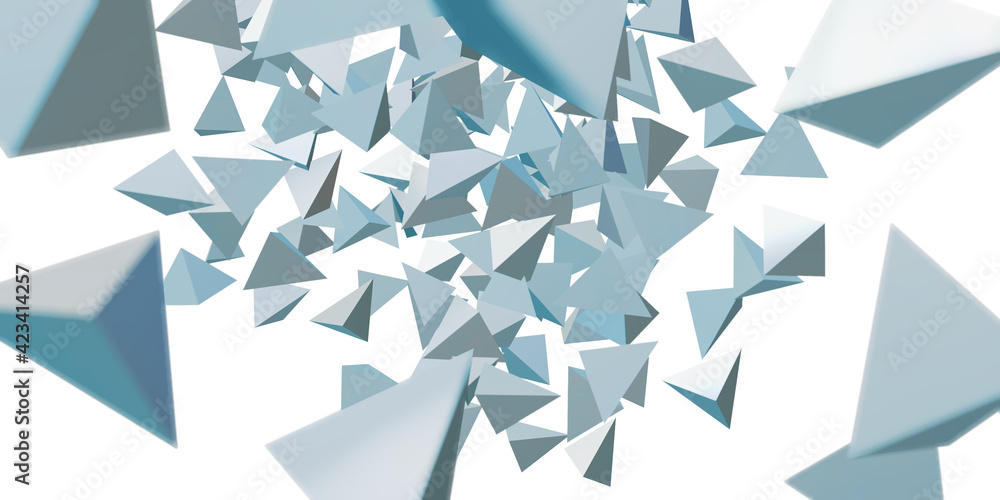 Abstract triangle Glossy geometric background 3d illustration Abstract triangle Glossy geometric background 3d illustration