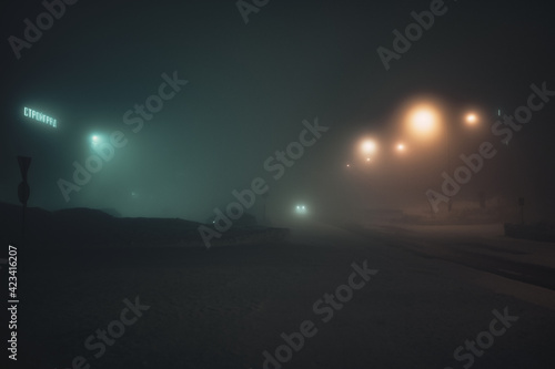 cars in the night © Вадим Арбузов
