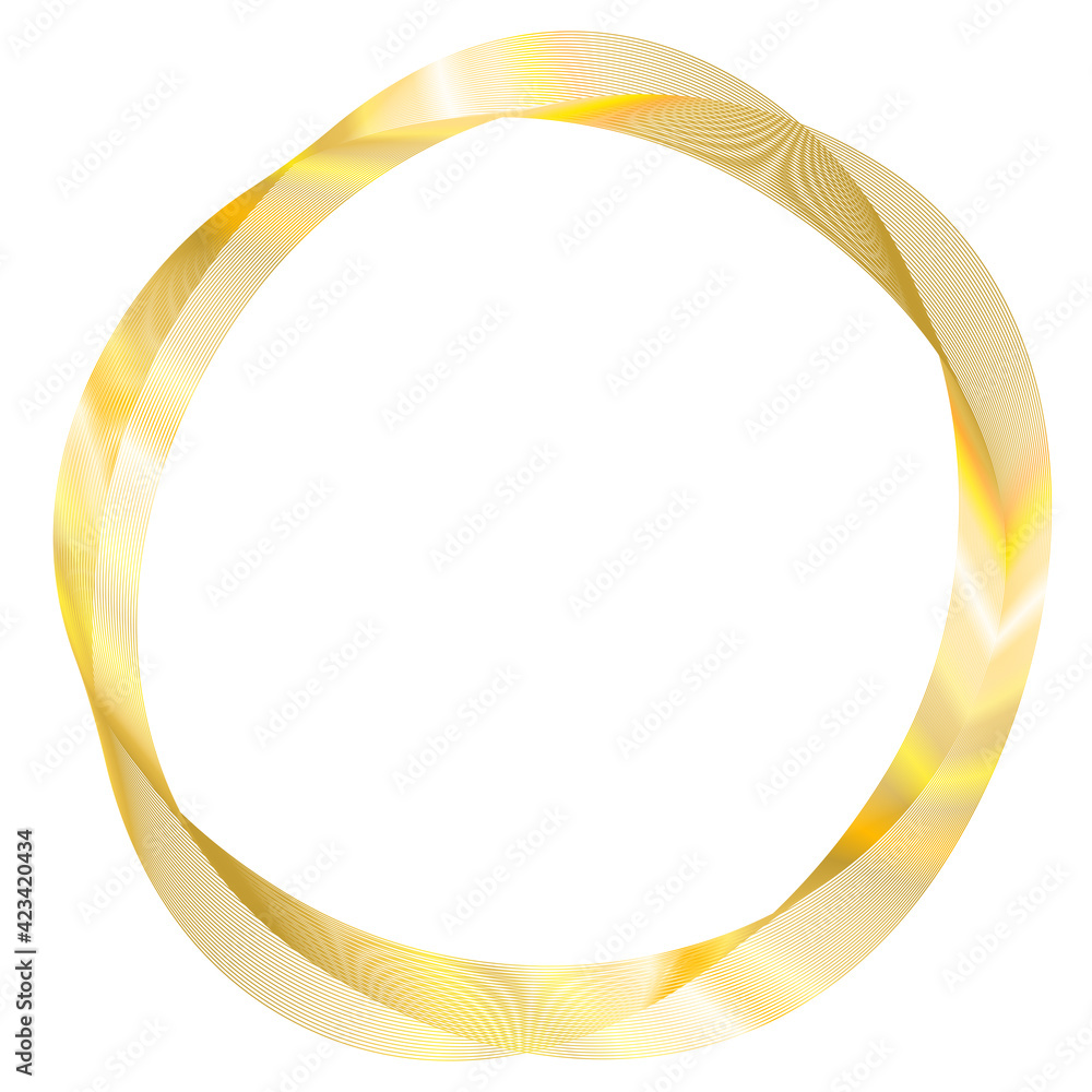 Design elements. Wave of many glittering lines circle ring. Abstract glow wavy stripes on white background isolated. Vector illustration EPS 10. Glitter waves with lines created using Blend Tool Design elements. Wave of many glittering lines circle ring. Abstract glow wavy stripes on white background isolated. Vector illustration EPS 10. Glitter waves with lines created using Blend Tool