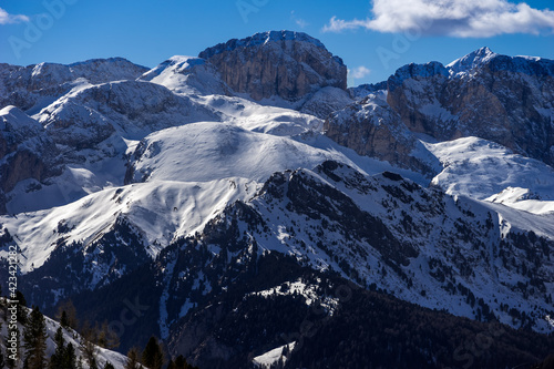 View of the Dolomites from the Pordoi Pass © philipbird123