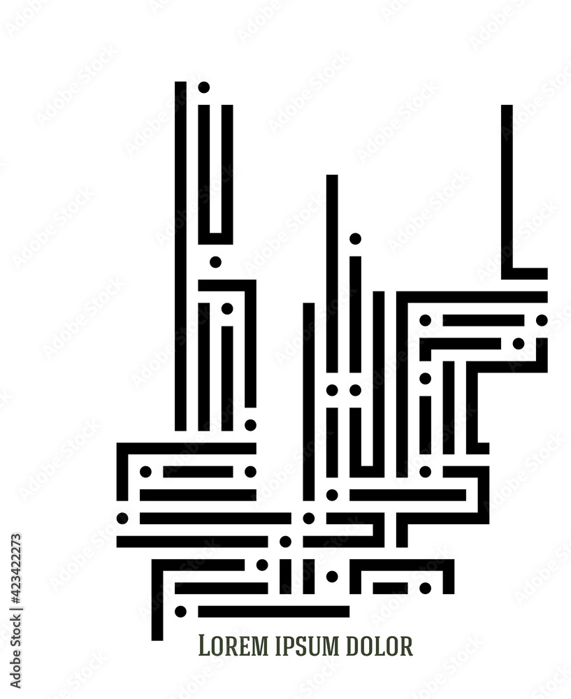 Abstract vector background design with maze mosaic texture. Good cover for book on psychology, creative problem solving, logical thinking, study of human relations Abstract vector background design with maze mosaic texture. Good cover for book on psychology, creative problem solving, logical thinking, study of human relations