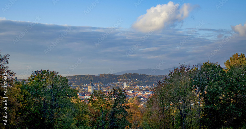 Blick auf die Stadt Deggendorf Blick auf die Stadt Deggendorf