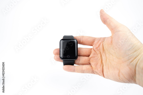 Wallpaper Mural new smart fitness bracelets with blank black screen Torontodigital.ca