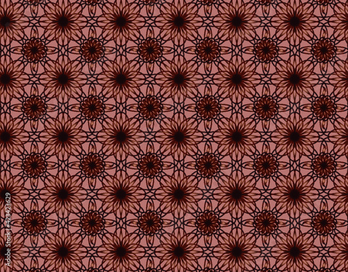 Seamless lace pattern on a light background. Vector monochrome illustration
