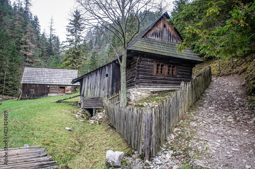 Obraz na płótnie Dolina Kwaczańska, młyny, skansen, Słowacja w salonie