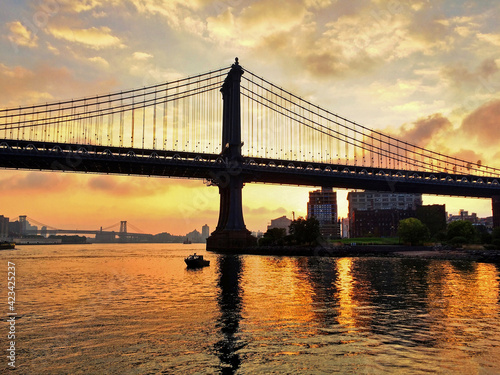 Manhattan Bridge at sunrise