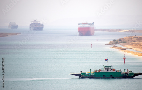Canvastavla Suez Canal zone