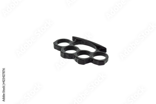 Fotografie black brass knuckles