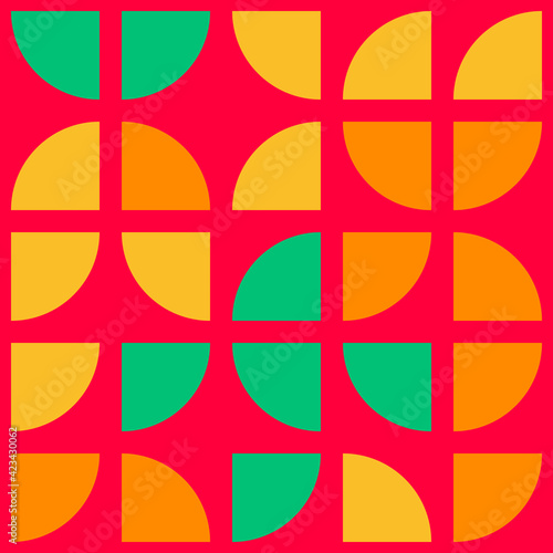 Abstract Geometric Pattern generative computational art illustration