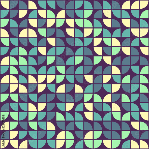 Abstract Geometric Pattern generative computational art illustration