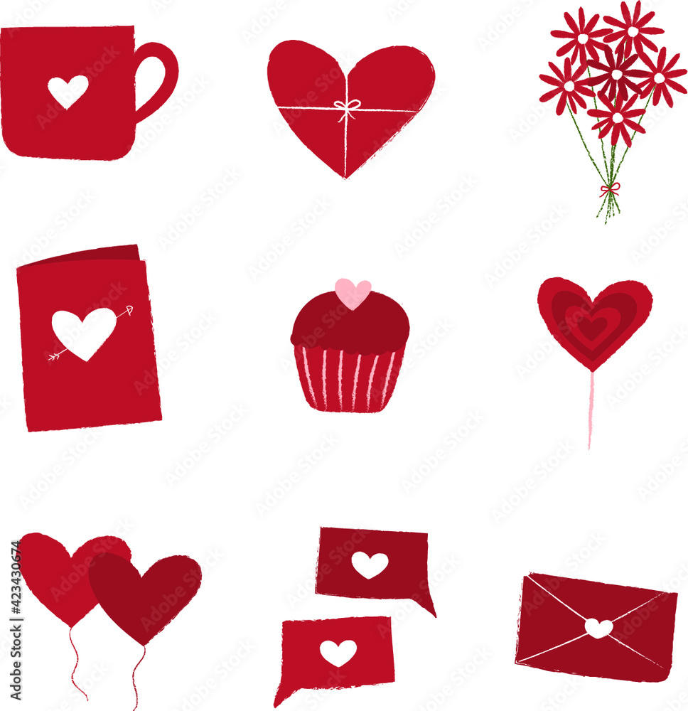 cute hand drawn love illustrations cute hand drawn love illustrations