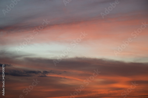 sunset in the clouds brazil beautiful sky © ohmyshoot