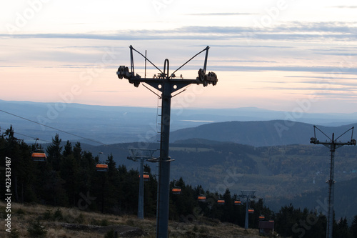 Winter equipment during the summer