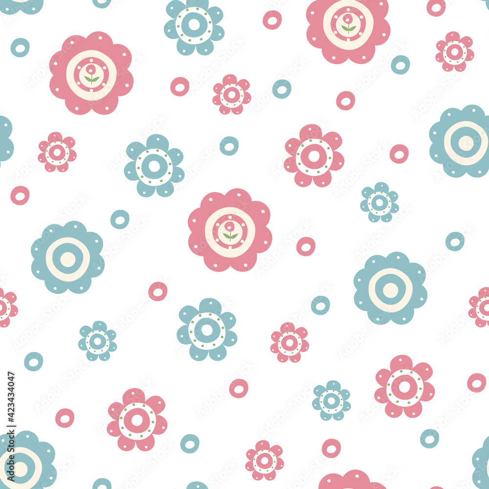 Floral seamless pattern. It can be used for wallpapers, wrapping, cards, patterns for clothes and other. Floral seamless pattern. It can be used for wallpapers, wrapping, cards, patterns for clothes and other.
