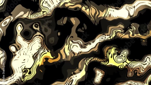 Wallpaper Mural Abstract waves from indeterminate bands move and change color Torontodigital.ca