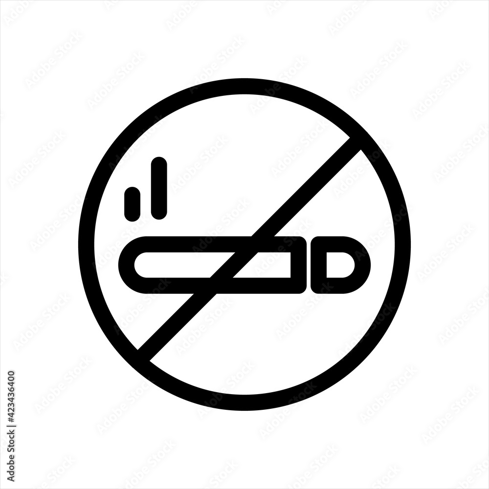 Don`t smoke if fasting in ramadan kareem icon Don`t smoke if fasting in ramadan kareem icon