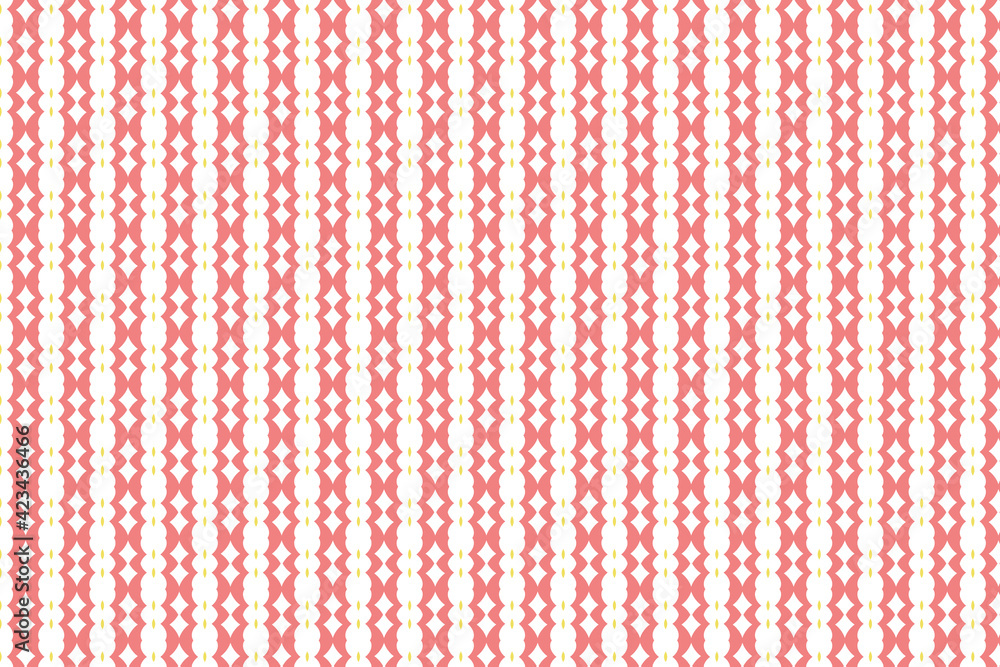 seamless pattern with dots. Red vertical line Seamless geometric pattern design texture.