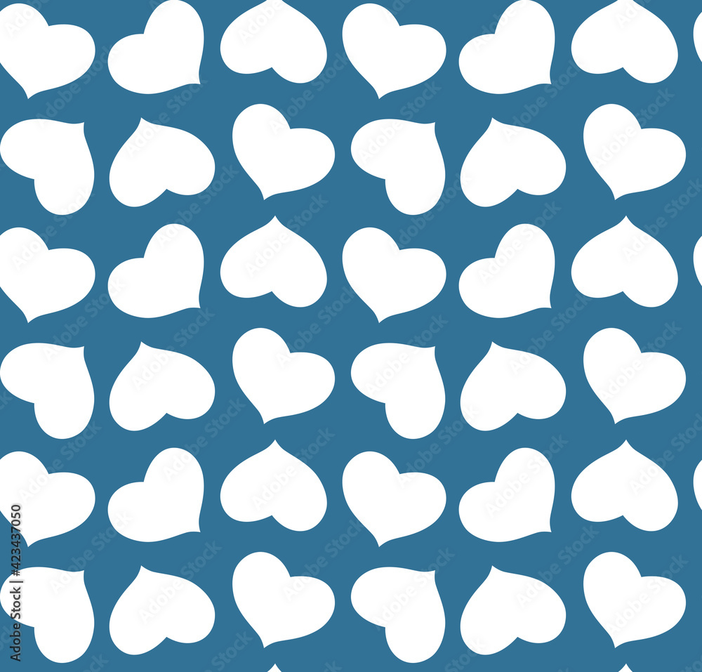 Seamless heart pattern, minimal print. Seamless heart pattern, minimal print.