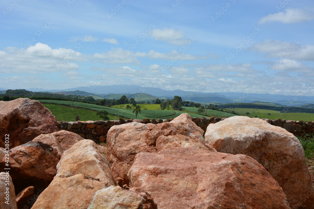 Fototapeta premium Huge stones and stunning scenery.