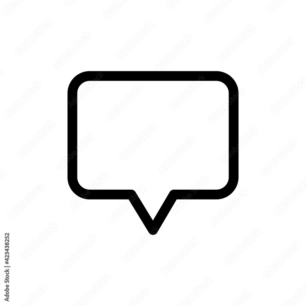 Talk bubble speech icon. Blank empty bubbles vector design elements. Chat on line symbol template. Dialogue balloon sticker silhouette. Chat icon, Communication Line Icon, Communication Line Icon Talk bubble speech icon. Blank empty bubbles vector design elements. Chat on line symbol template. Dialogue balloon sticker silhouette. Chat icon, Communication Line Icon, Communication Line Icon