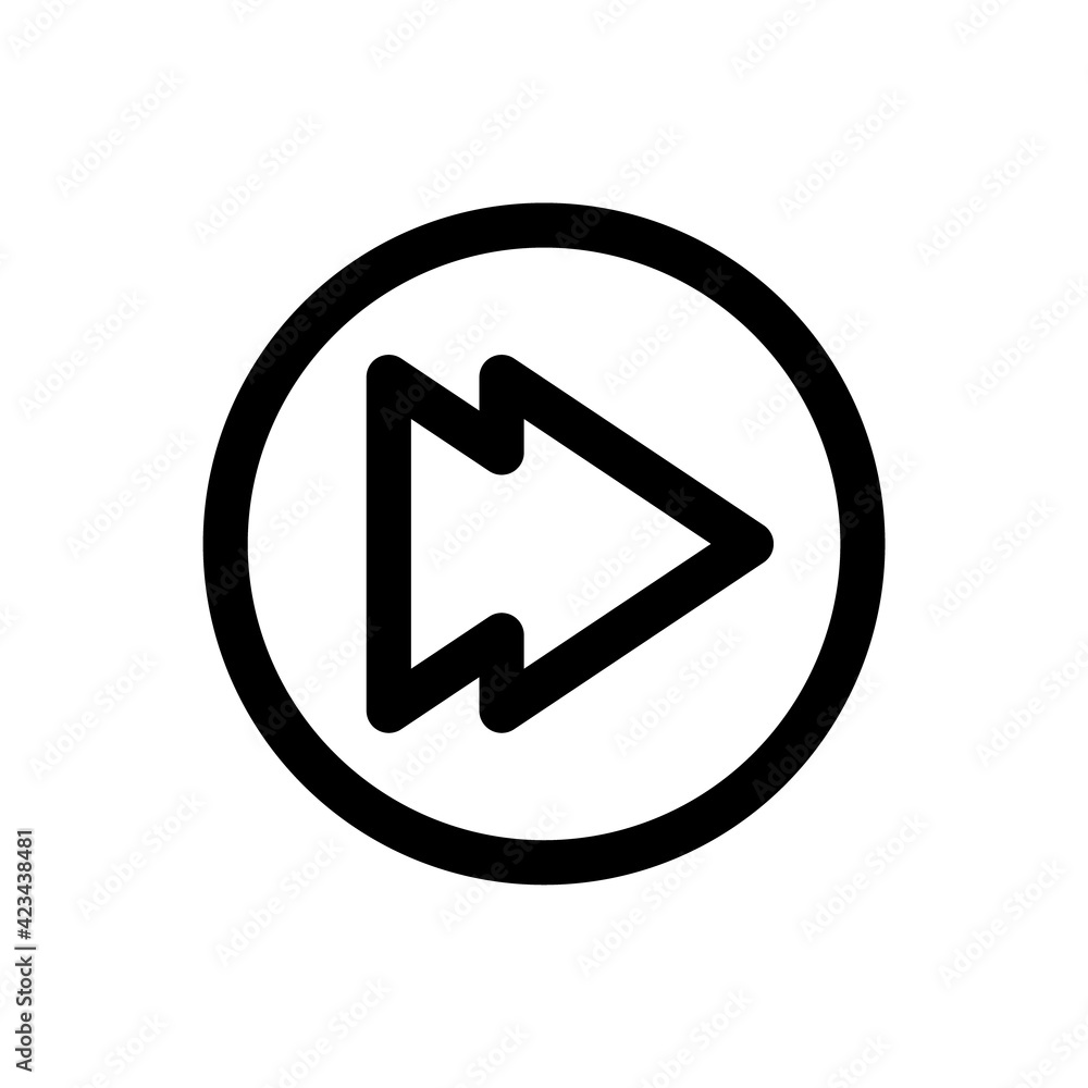 Next vector icon, forward button symbol. Rewinding icon flat. Illustration isolated vector sign symbol. Fast Forward Icon Vector. right Arrow icon vector for any purposes Next vector icon, forward button symbol. Rewinding icon flat. Illustration isolated vector sign symbol. Fast Forward Icon Vector. right Arrow icon vector for any purposes