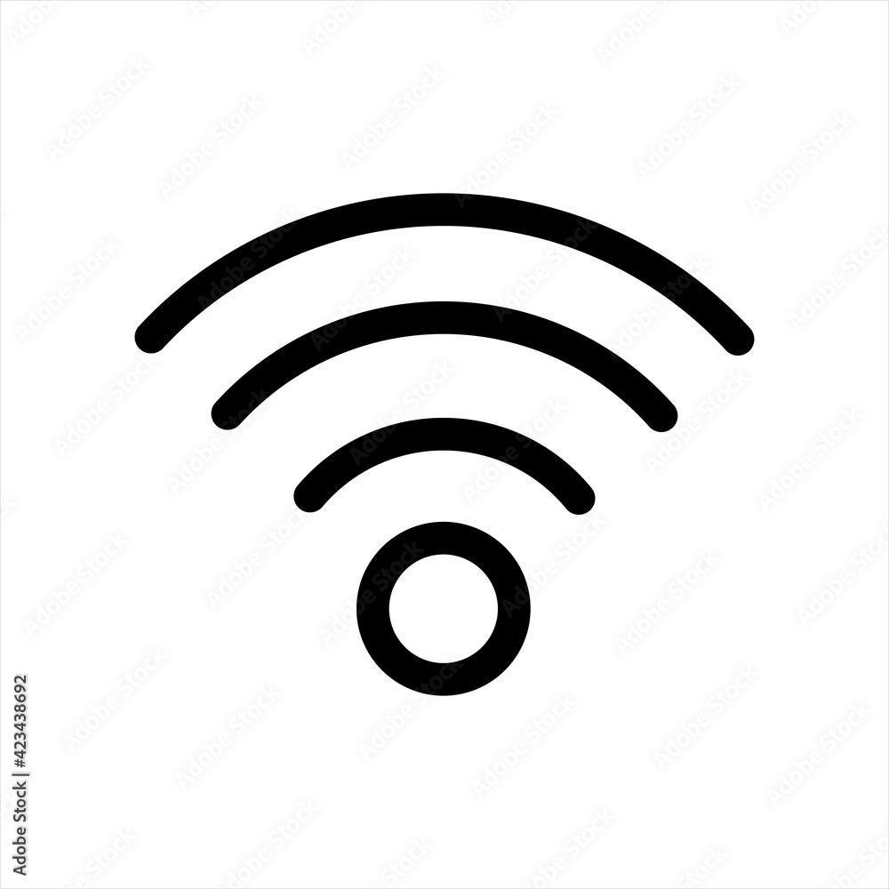 internet connection icon. Wireless and wifi icon or wi-fi icon sign for remote internet access, Podcast vector symbol, vector illustration. made for your phone site and use. Wi-fi flat design. internet connection icon. Wireless and wifi icon or wi-fi icon sign for remote internet access, Podcast vector symbol, vector illustration. made for your phone site and use. Wi-fi flat design.
