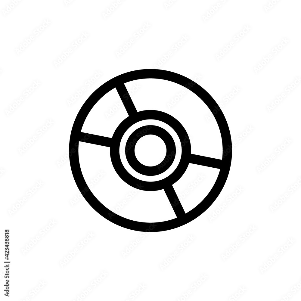 cd player icon vector from electronic concept. Thin line illustration of cd player. cd player linear sign. CD, DVD or blu-ray optical laser disc flat icon for apps and websites cd player icon vector from electronic concept. Thin line illustration of cd player. cd player linear sign. CD, DVD or blu-ray optical laser disc flat icon for apps and websites