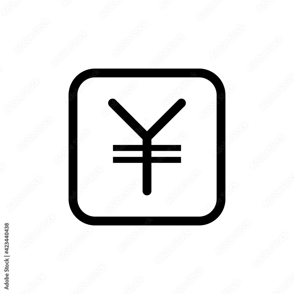 Yen sign icon, currency sign - money symbol, vector cash illustration. Yen Sign Icon, Yen vector. yen currency coin icon isolated on white, yen money for app symbol, yen coin for financial concept Yen sign icon, currency sign - money symbol, vector cash illustration. Yen Sign Icon, Yen vector. yen currency coin icon isolated on white, yen money for app symbol, yen coin for financial concept