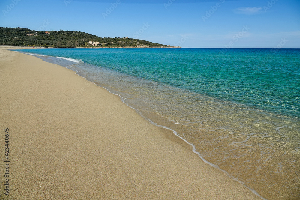 La plage de Losari, en Haute-Corse