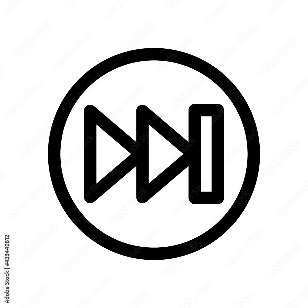 Next vector icon, forward button symbol. Rewinding icon flat. Illustration isolated vector sign symbol. Fast Forward Icon Vector. right Arrow icon vector for any purposes Next vector icon, forward button symbol. Rewinding icon flat. Illustration isolated vector sign symbol. Fast Forward Icon Vector. right Arrow icon vector for any purposes