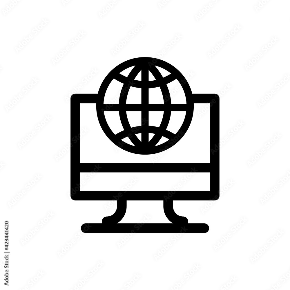 Global technology or social network Vector icon Global technology or social network Vector icon