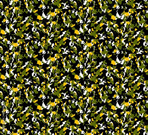 Seamless camouflage pattern, modern tissue print.