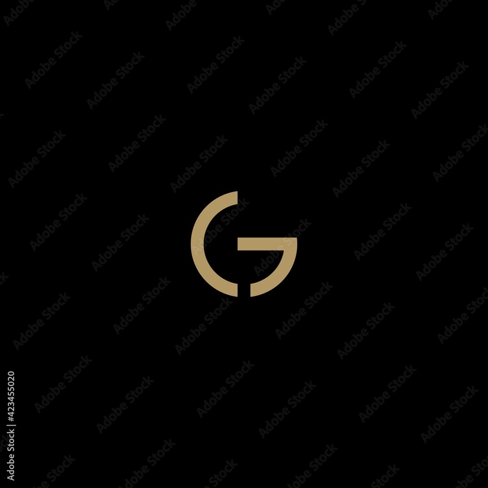 Creative modern elegant letter CG initial based letter icon logo. Creative modern elegant letter CG initial based letter icon logo.