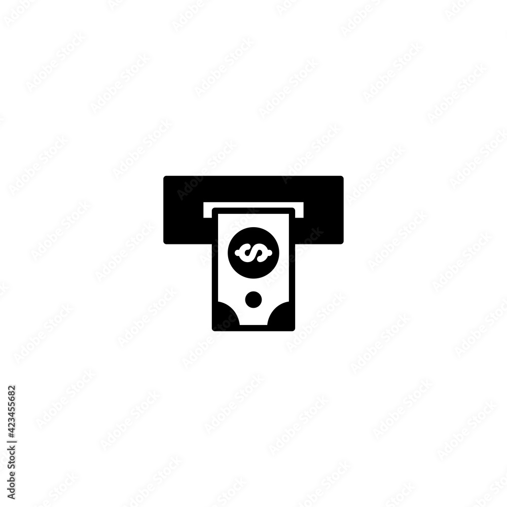 ATM icon vector for web, computer and mobile app ATM icon vector for web, computer and mobile app
