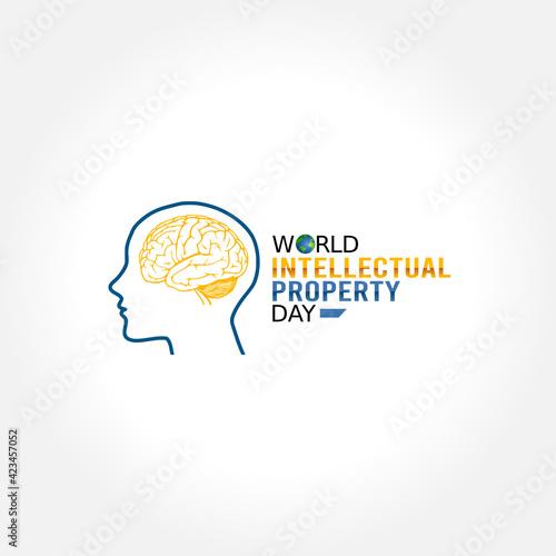 vector graphic of world intellectual property day good for world intellectual property day celebration. flat design. flyer design.flat illustration.
