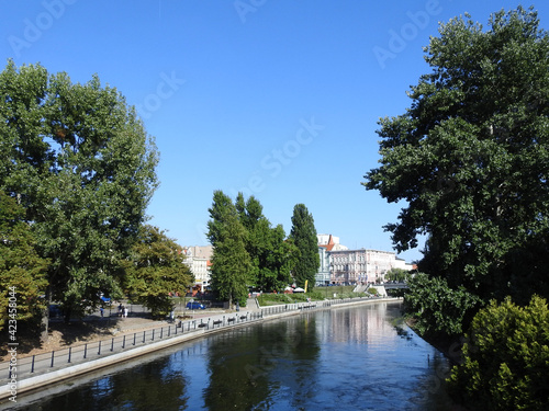 View of the city's river and buildings